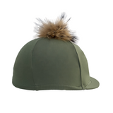 Breeze Up Lycra Hat Cover With Detachable Fur Pom [166Breeze3]