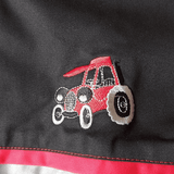 Kids HI-Vis Tractor Coverall Red/Black [184gd032085rdblk]