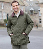 Hoggs of Fife field pro Lauderdale Quilt Jacket Dark Green [191LAUDGR]