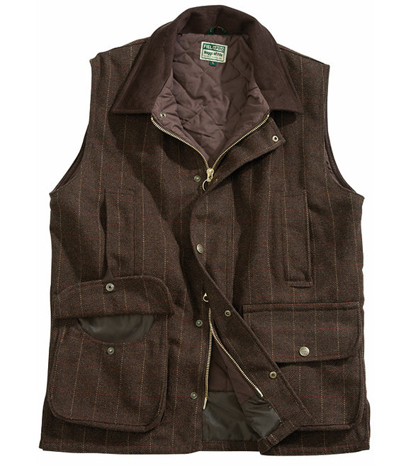 Hoggs of Fife Glenfinnan Tweed Waistcoat Brown [191GLTWBR4]