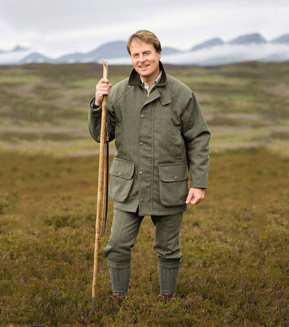 Edinburgh Tweed Waterproof Coat [191EDTJGR]