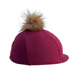 Breeze Up Lycra Hat Cover With Detachable Fur Pom [166Breeze3]
