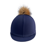 Breeze Up Lycra Hat Cover With Detachable Fur Pom [166Breeze3]