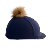 Breeze Up Lycra Hat Cover With Detachable Fur Pom [166Breeze3]