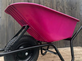 Workman 65Ltr Pink Garden Wheelbarrow [144w0125]