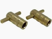Radiator Key- T-Bar Type Solid Brass (2 PACK)