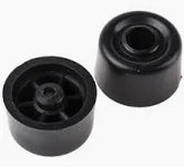 Rubber Door Stop Black (2 PACK)