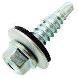 Hex Stitching Screw Washer for Steel (100 PACK)