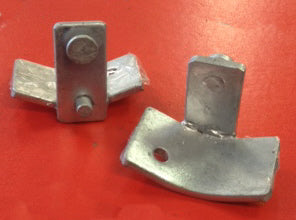 Galvanised Standard Polo Jump Cups [017501009]