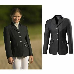 Equitheme Competition Jacket Kids Black/Silver [0379880200]
