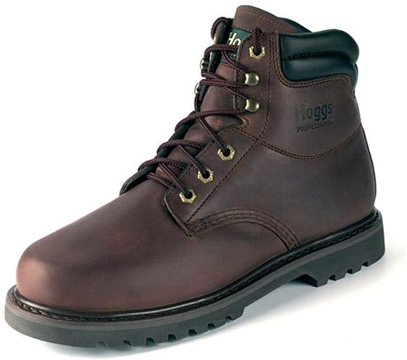 Hogg’s of fife Lace Up leather Boot - brown crazy horse [191JASOCH]