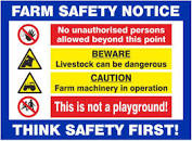Sign:Farm Safety Notice [010HAR27415]