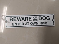 "Beware Of The Dog" Warning Sign [00119552]