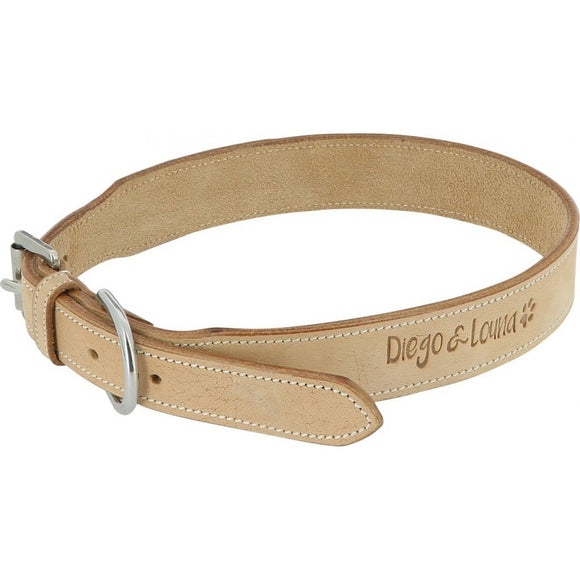 DIEGO & LOUNA Natural leather collar [0374092100]