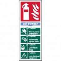"Fire Extinguisher Powder Information" Sign [226FIRES]