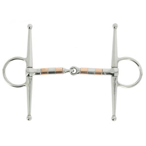 Full Cheek Snaffle (Fulmer) With Copper Rollers [0376057801]