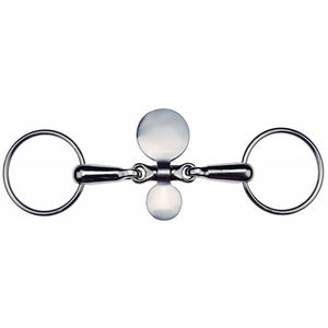 Feeling Ring Snaffle Bit With Spoons 125mm [037600296125]