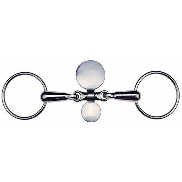 Feeling Ring Snaffle Bit With Spoons 125mm [037600296125]
