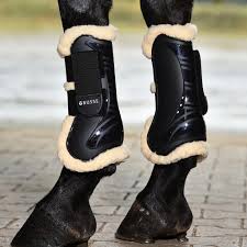 Tendon Boot With Fur - Black [16614550020100]
