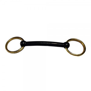 Nylon Brass Ring Snaffle 4” -  "Foal Bits" [166150292]