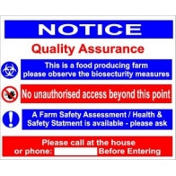 "Quality Assurance" Sign [222A034D]